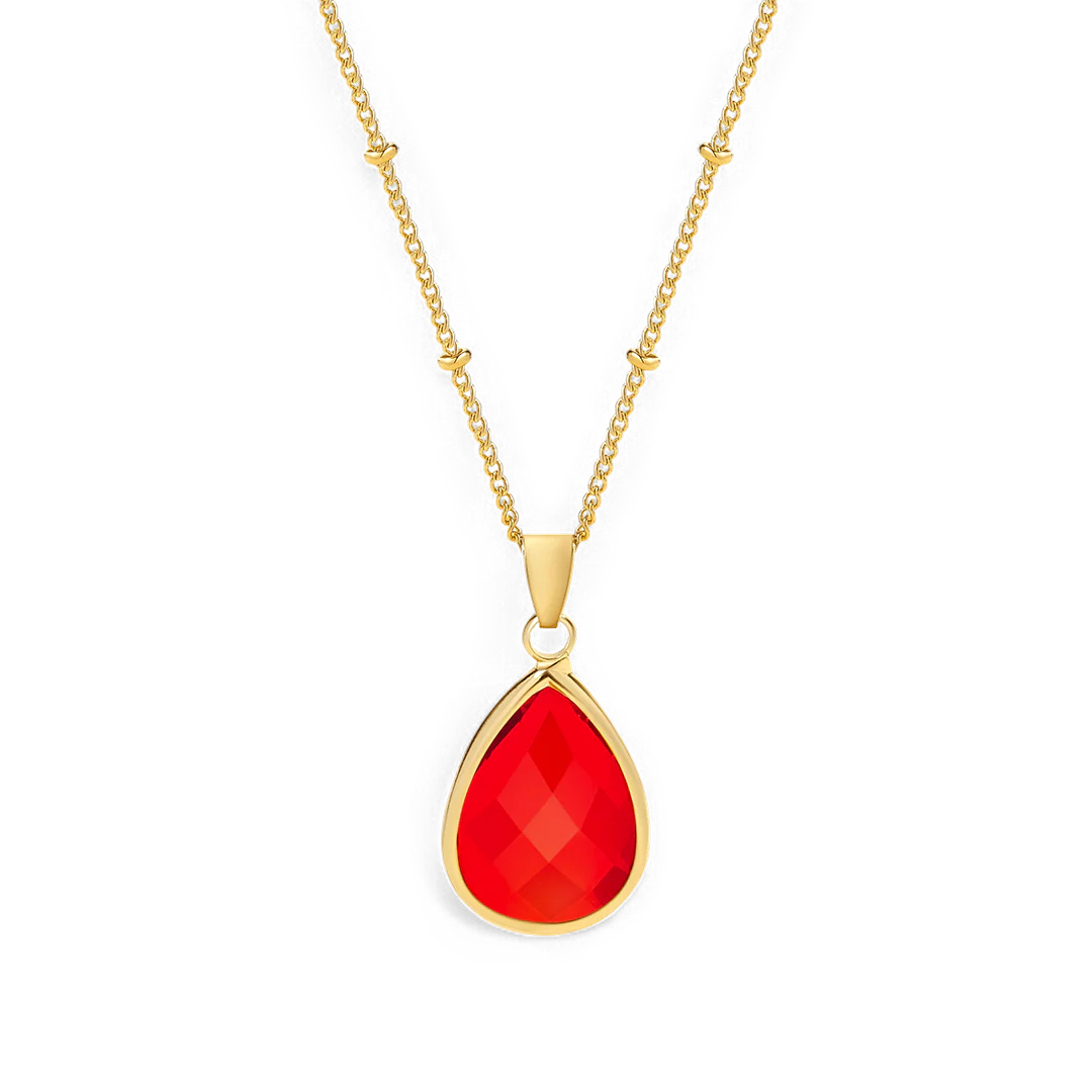 Birthstone Drop Pendant Necklace - Image 50