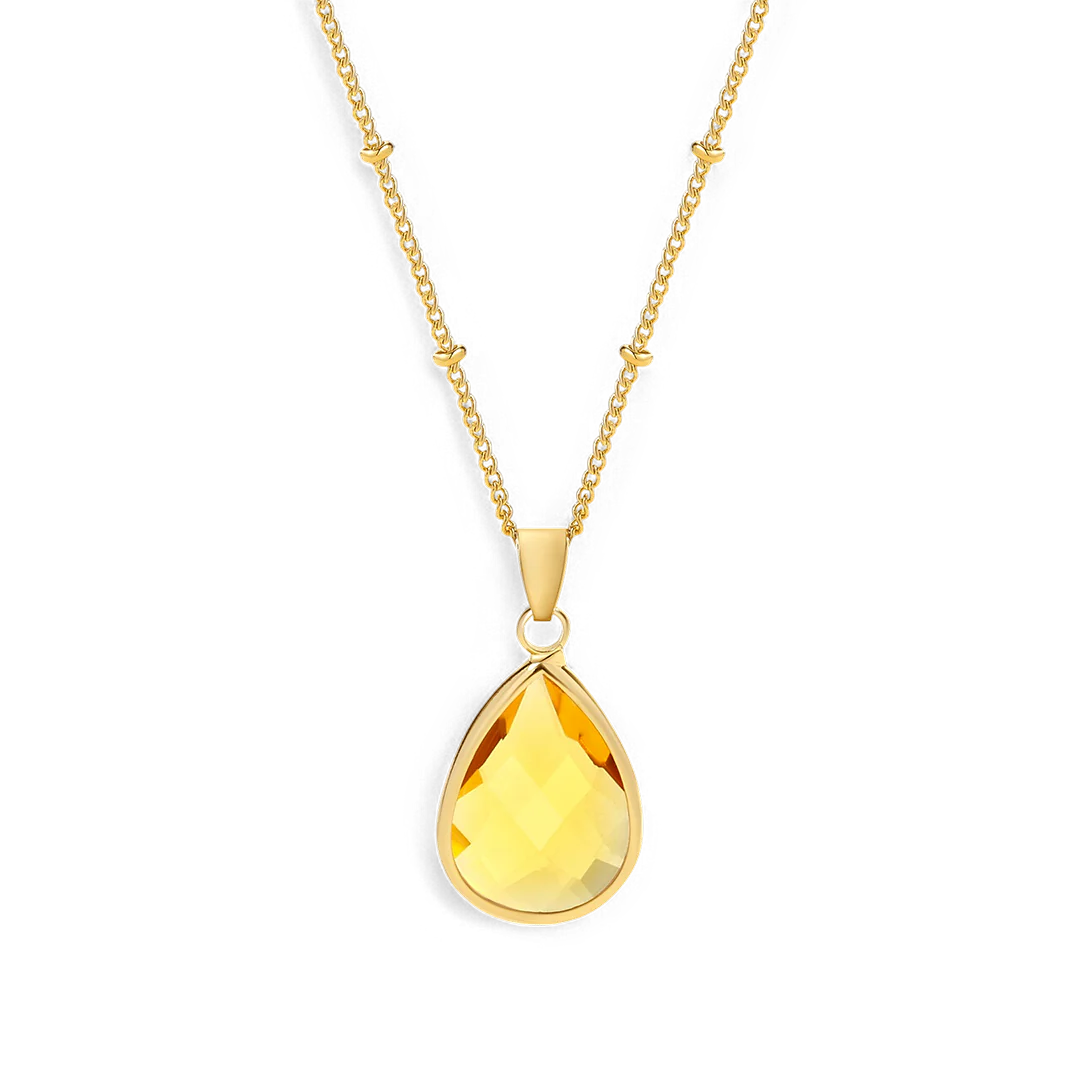 Birthstone Drop Pendant Necklace - Image 54