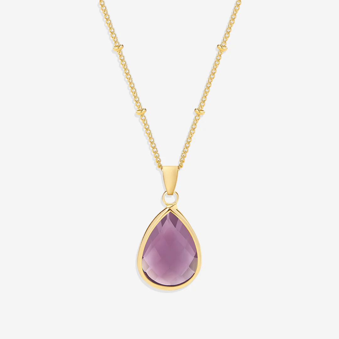 Birthstone Drop Pendant Necklace - Image 67