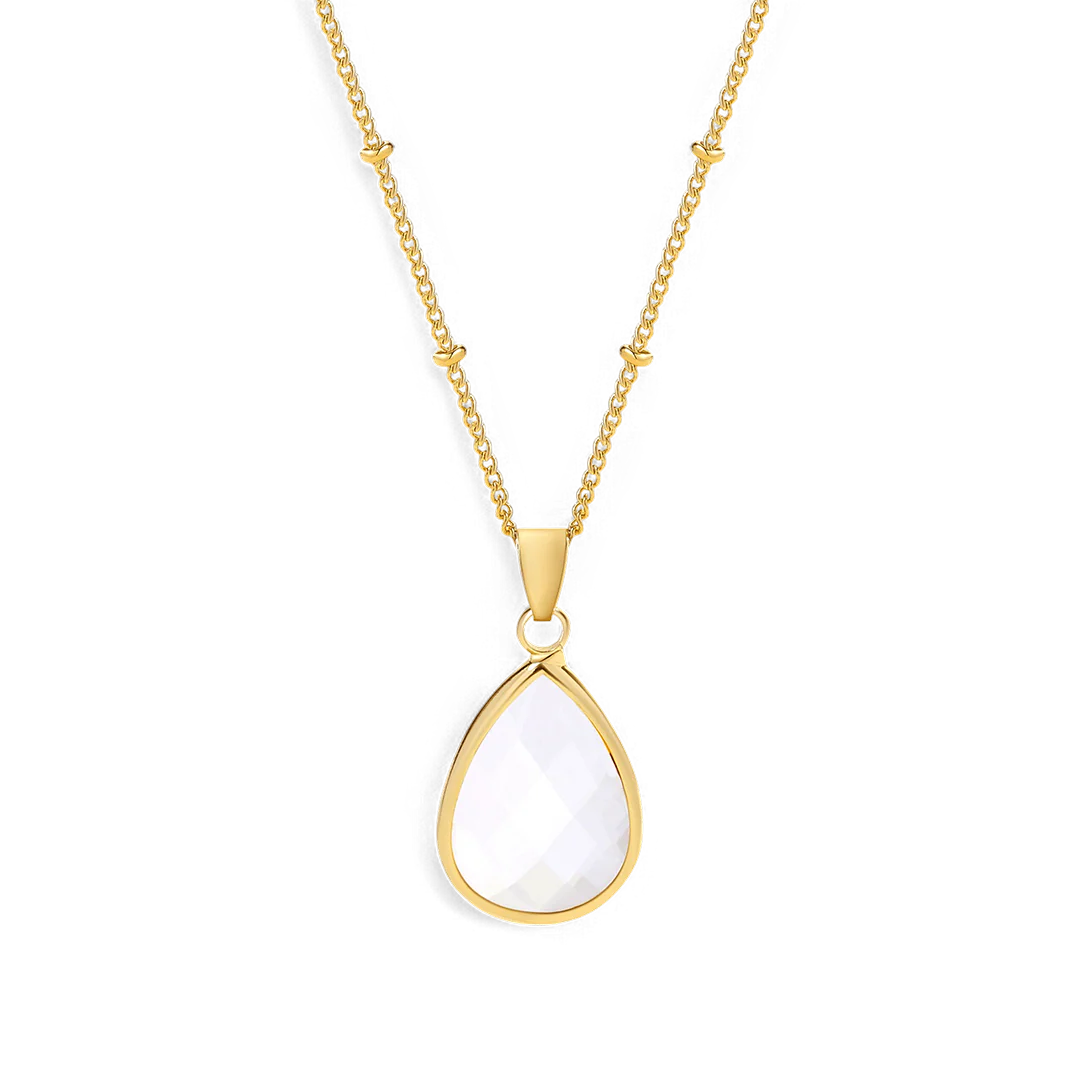 Birthstone Drop Pendant Necklace - Image 70