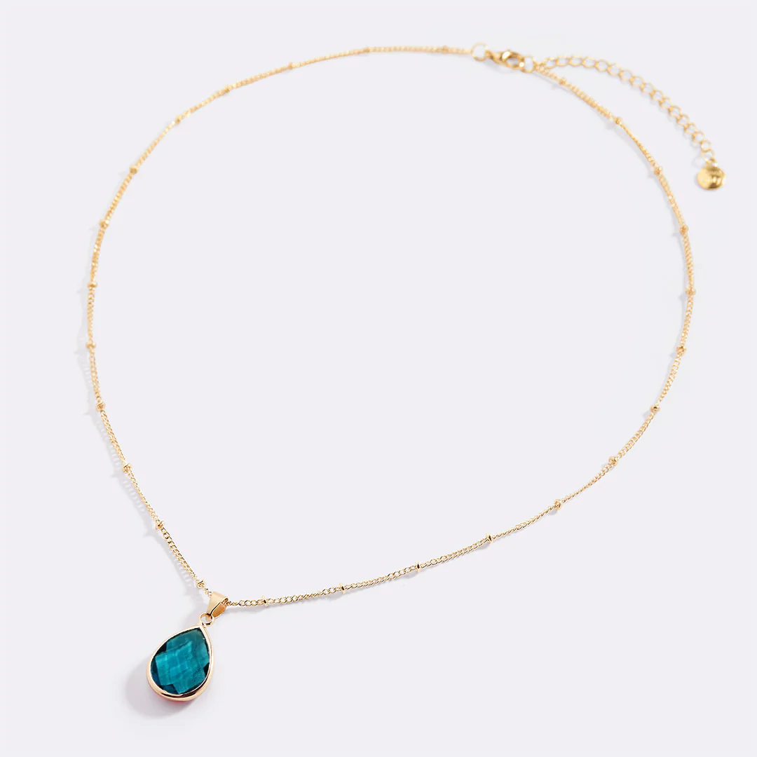 Birthstone Drop Pendant Necklace - Image 92