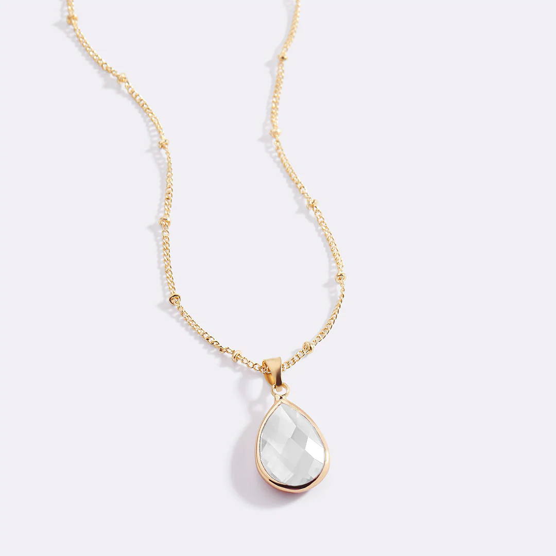 Birthstone Drop Pendant Necklace - Image 95