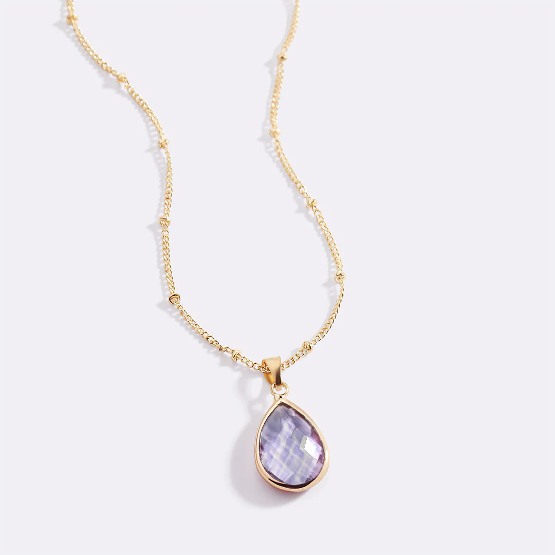 Birthstone Drop Pendant Necklace - Image 99