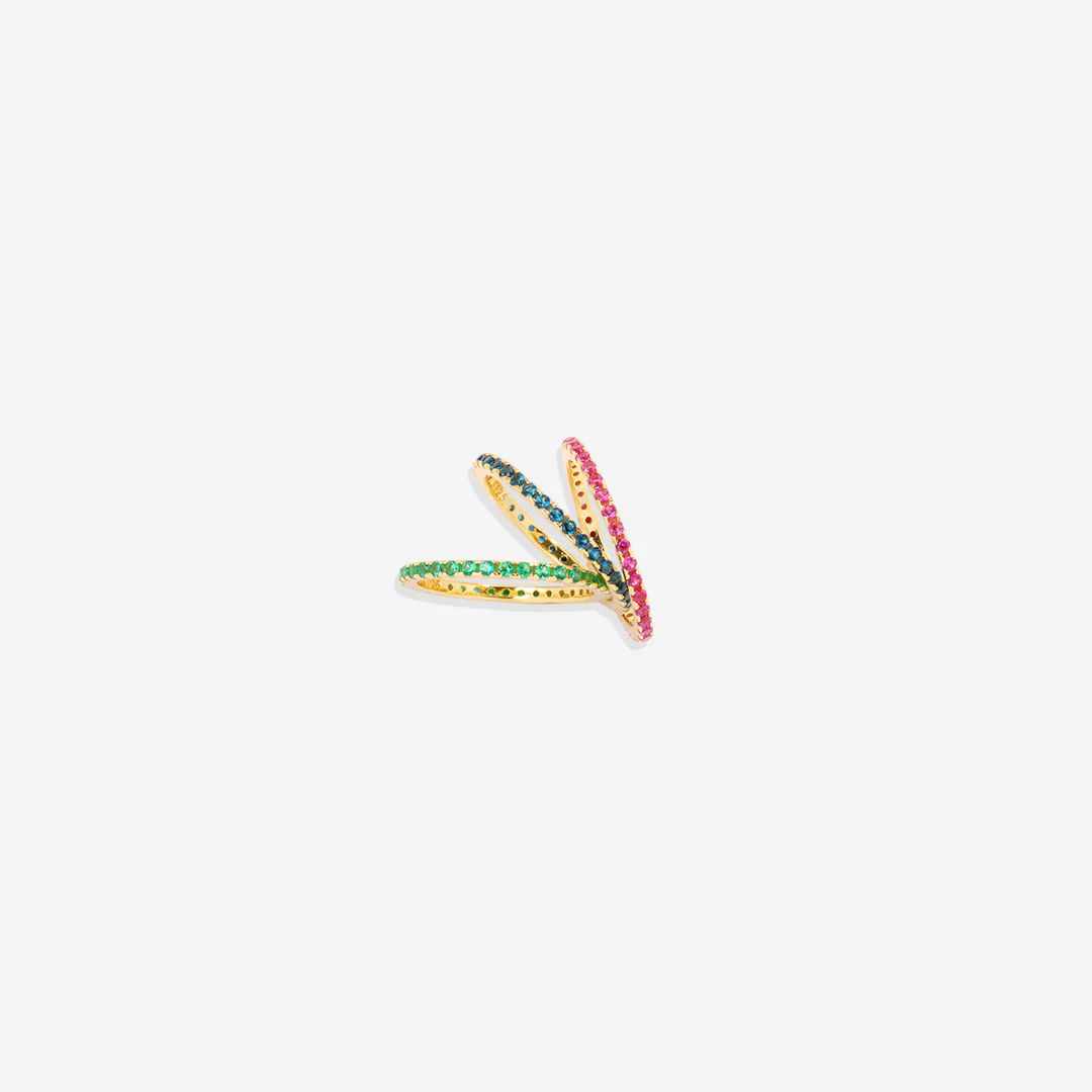 January Birthstone Eternity Stacking Ring - Image 8