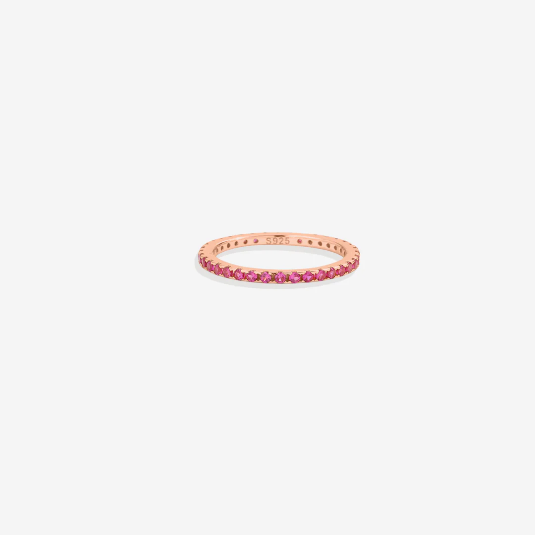 July Birthstone Eternity Stacking Ring - Image 24