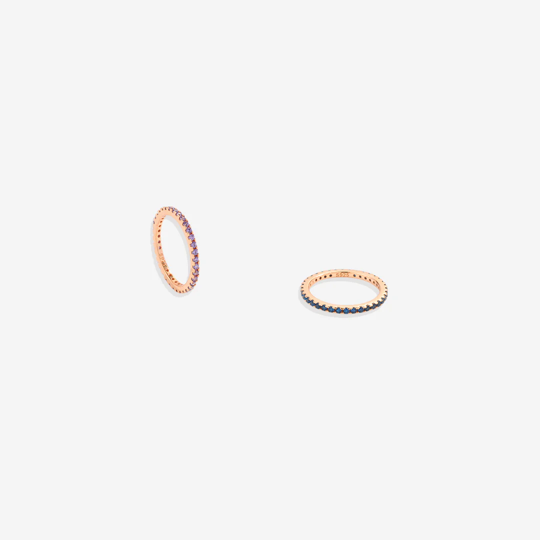 November Birthstone Eternity Stacking Ring - Image 13