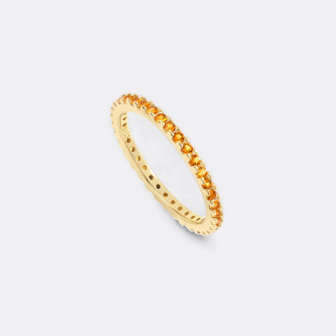 November Birthstone Eternity Stacking Ring - Image 27