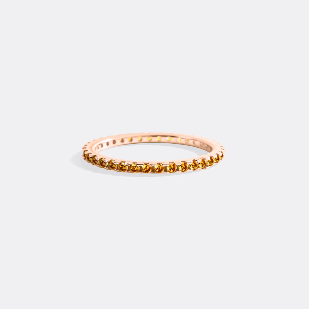 November Birthstone Eternity Stacking Ring - Image 31