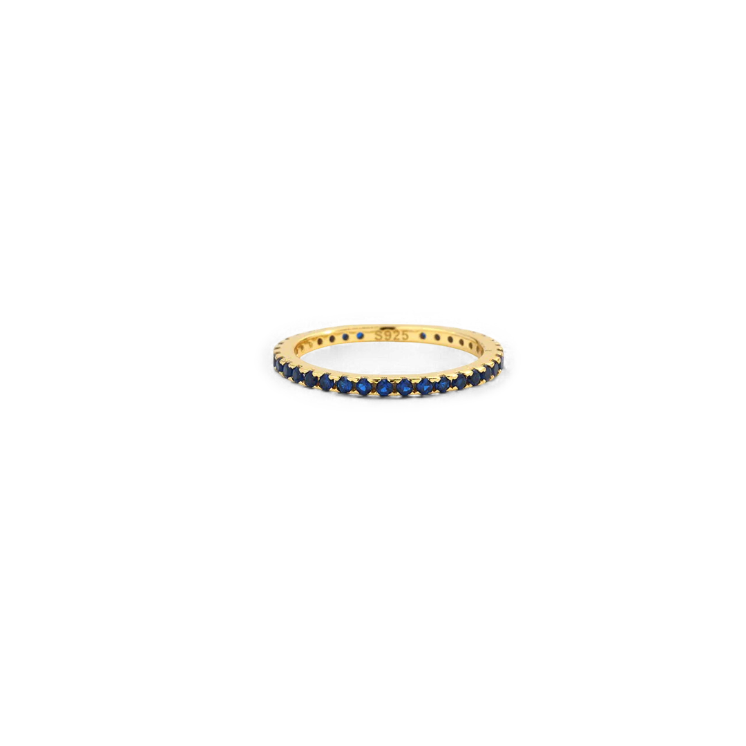 September Birthstone Eternity Stacking Ring - Image 4