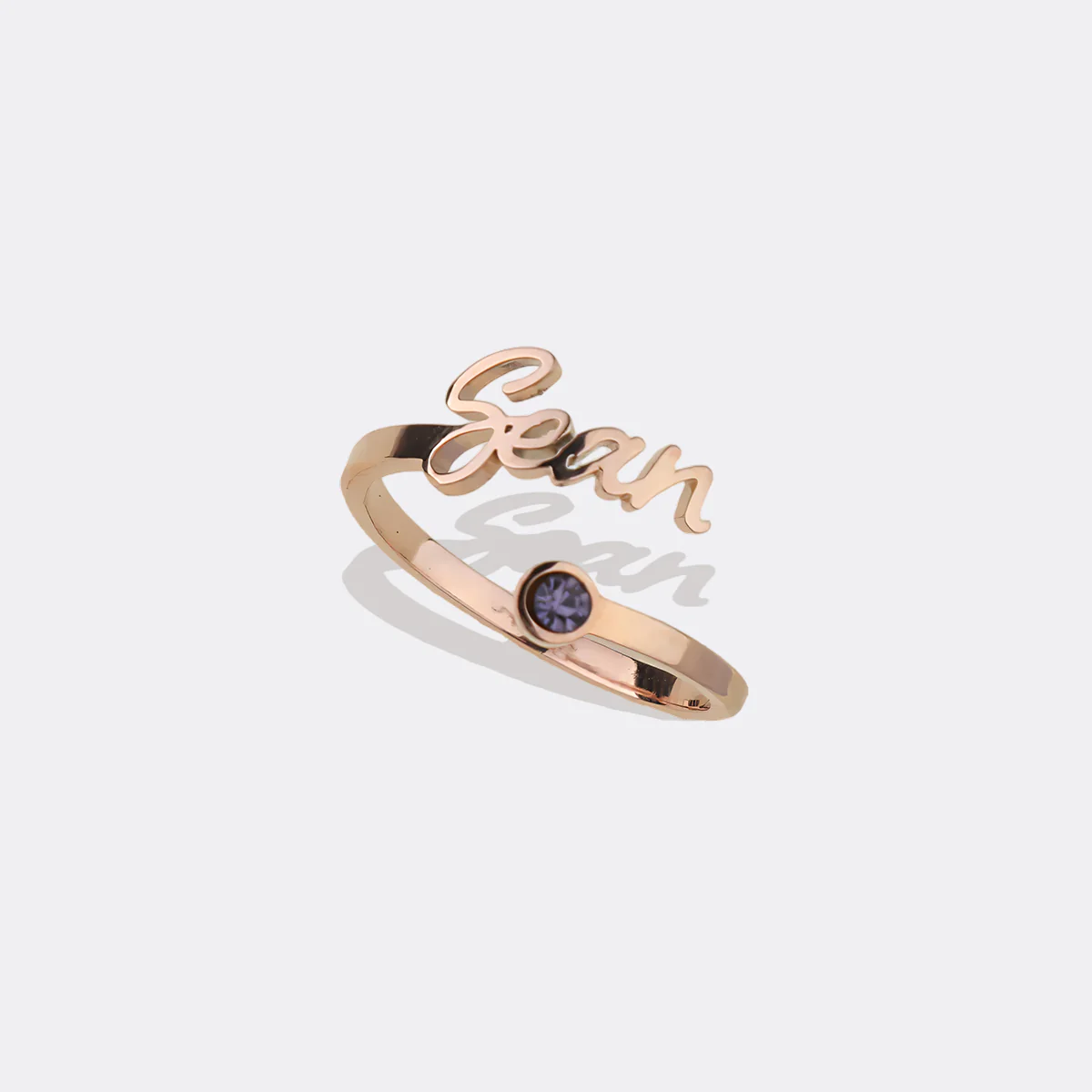 Custom Name Birthstone Ring - Image 33