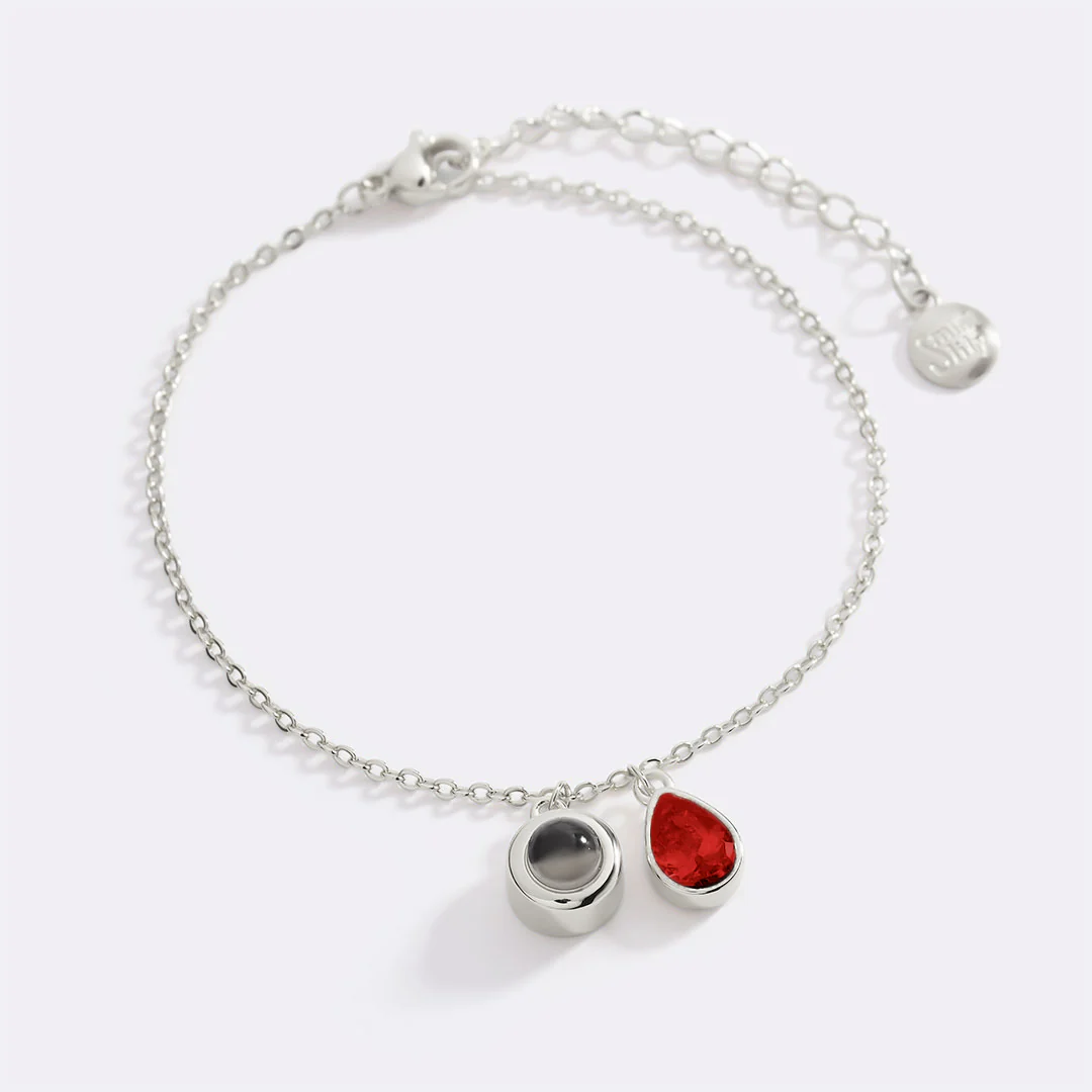 Birthstone Photo Bracelet - Image 100
