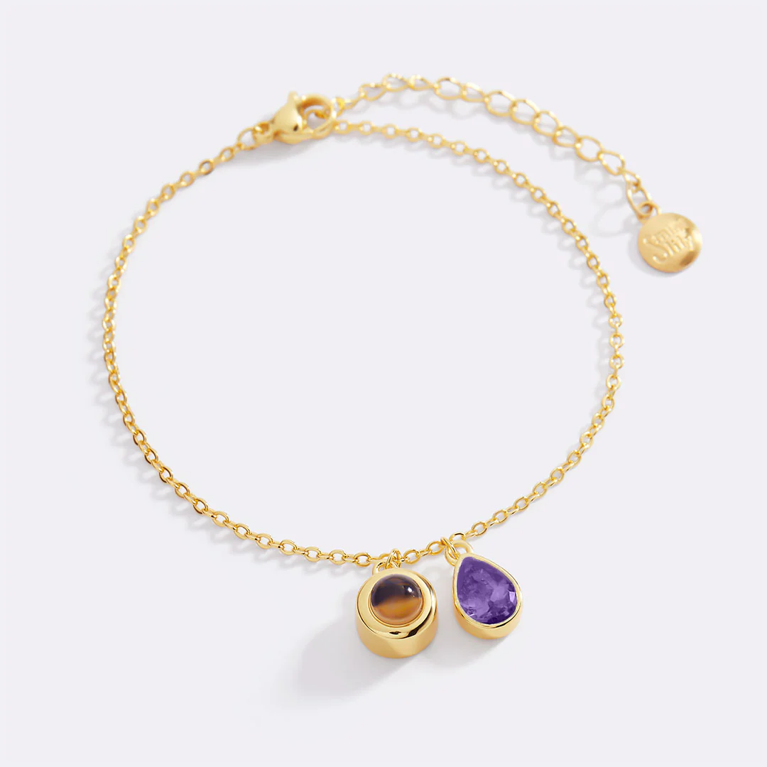 Birthstone Photo Bracelet - Image 107