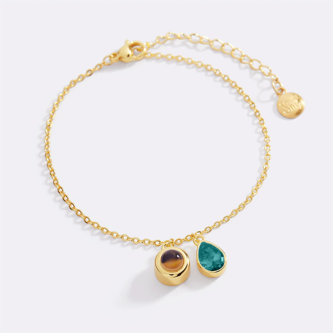 Birthstone Photo Bracelet - Image 110