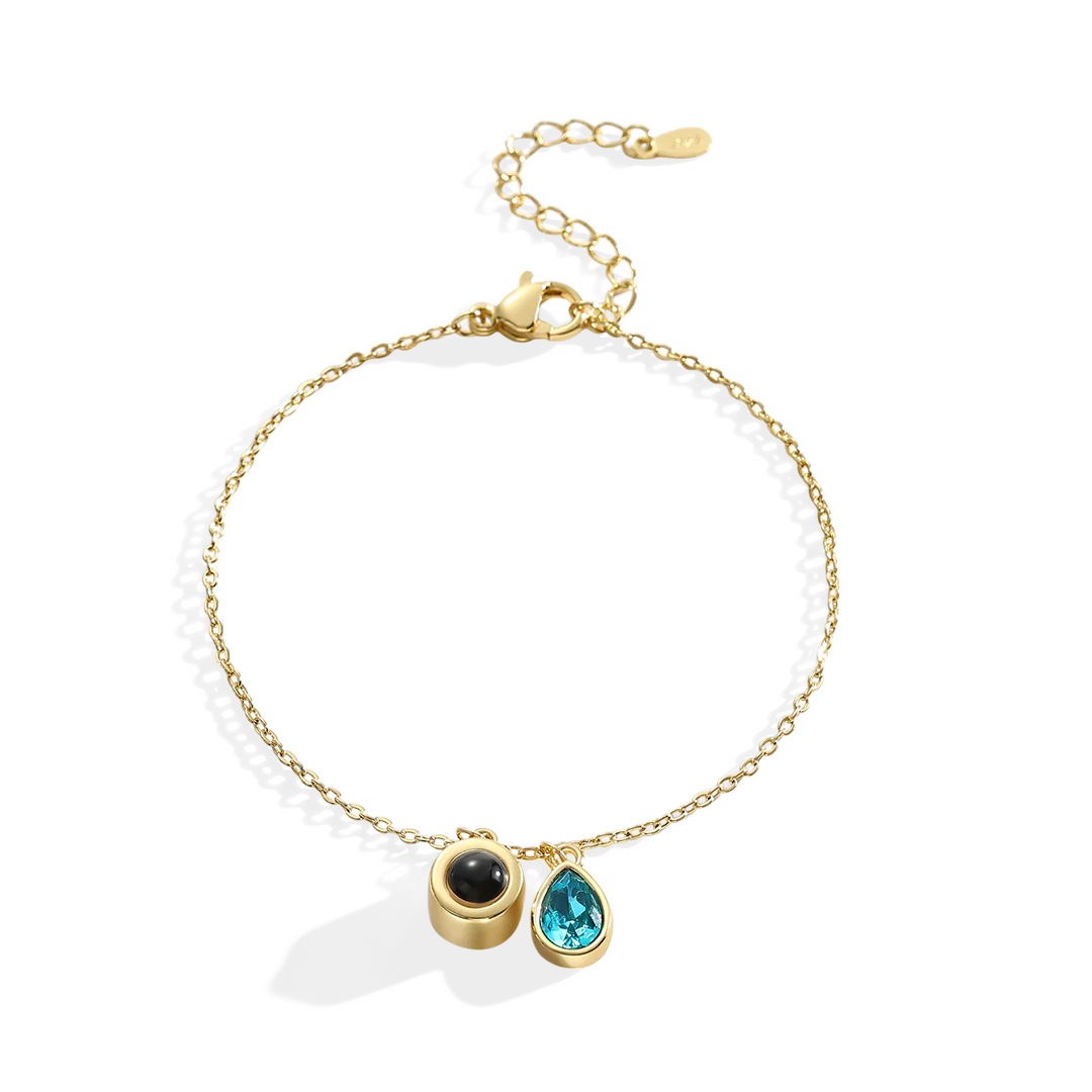 Birthstone Photo Bracelet - Image 13