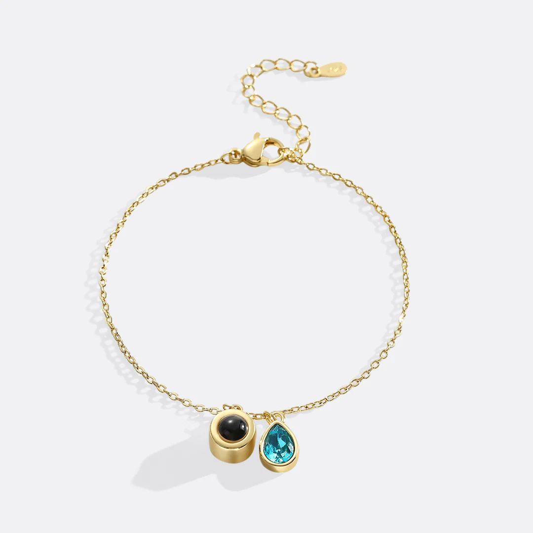 Birthstone Photo Bracelet - Image 14