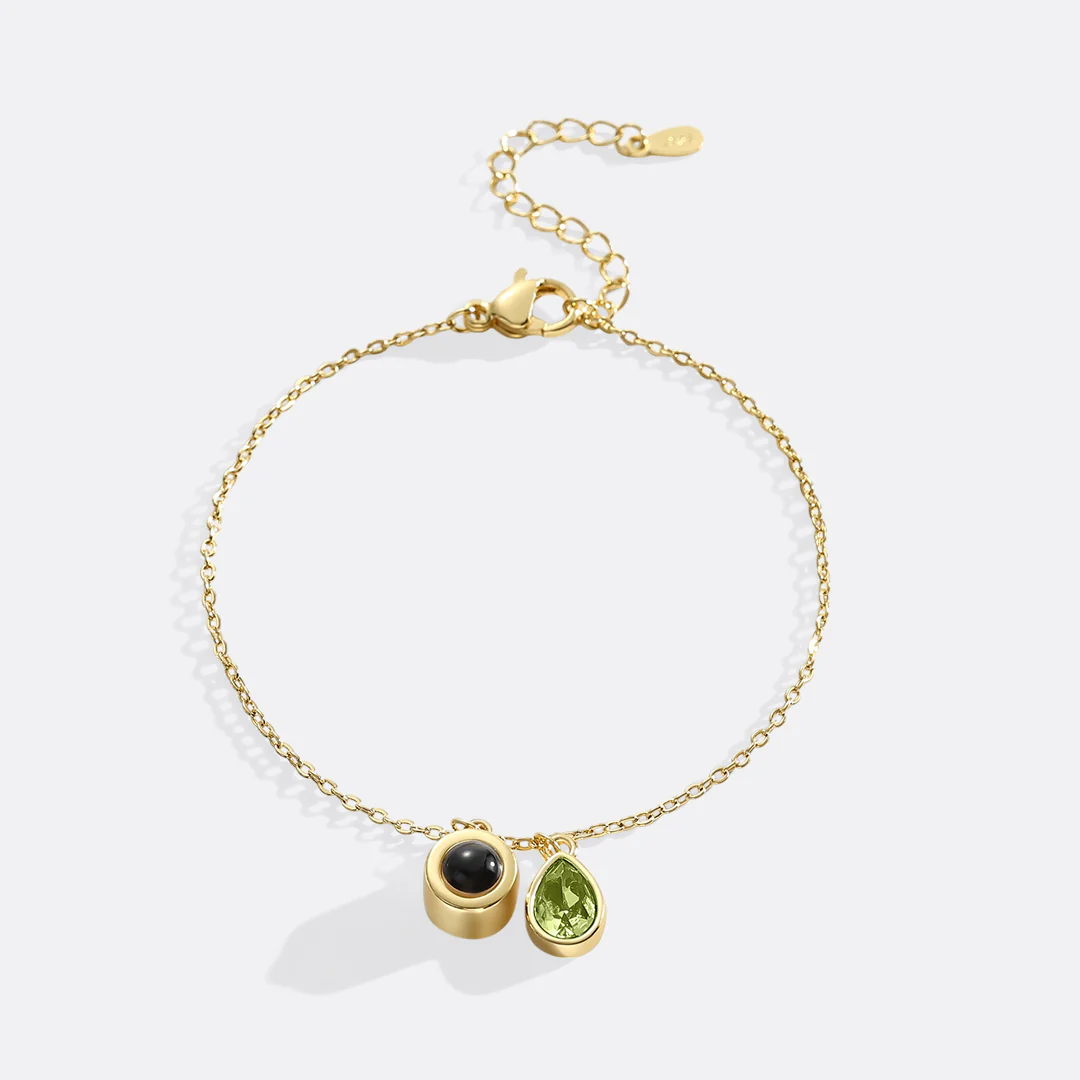 Birthstone Photo Bracelet - Image 16