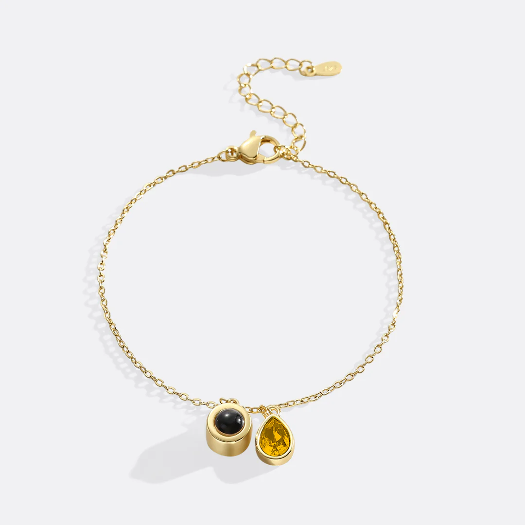 Birthstone Photo Bracelet - Image 24
