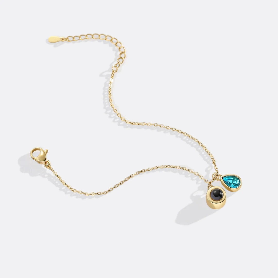 Birthstone Photo Bracelet - Image 28