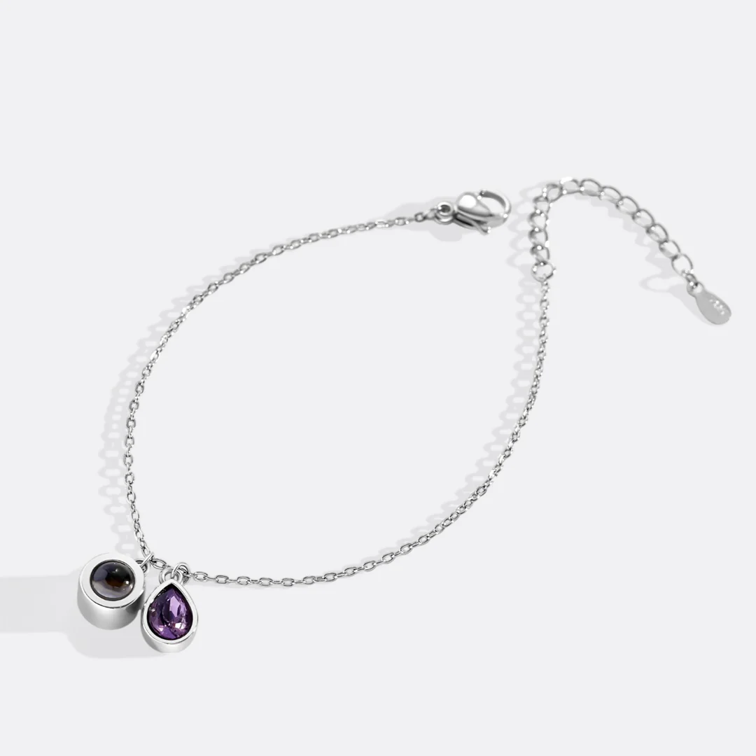 Birthstone Photo Bracelet - Image 29