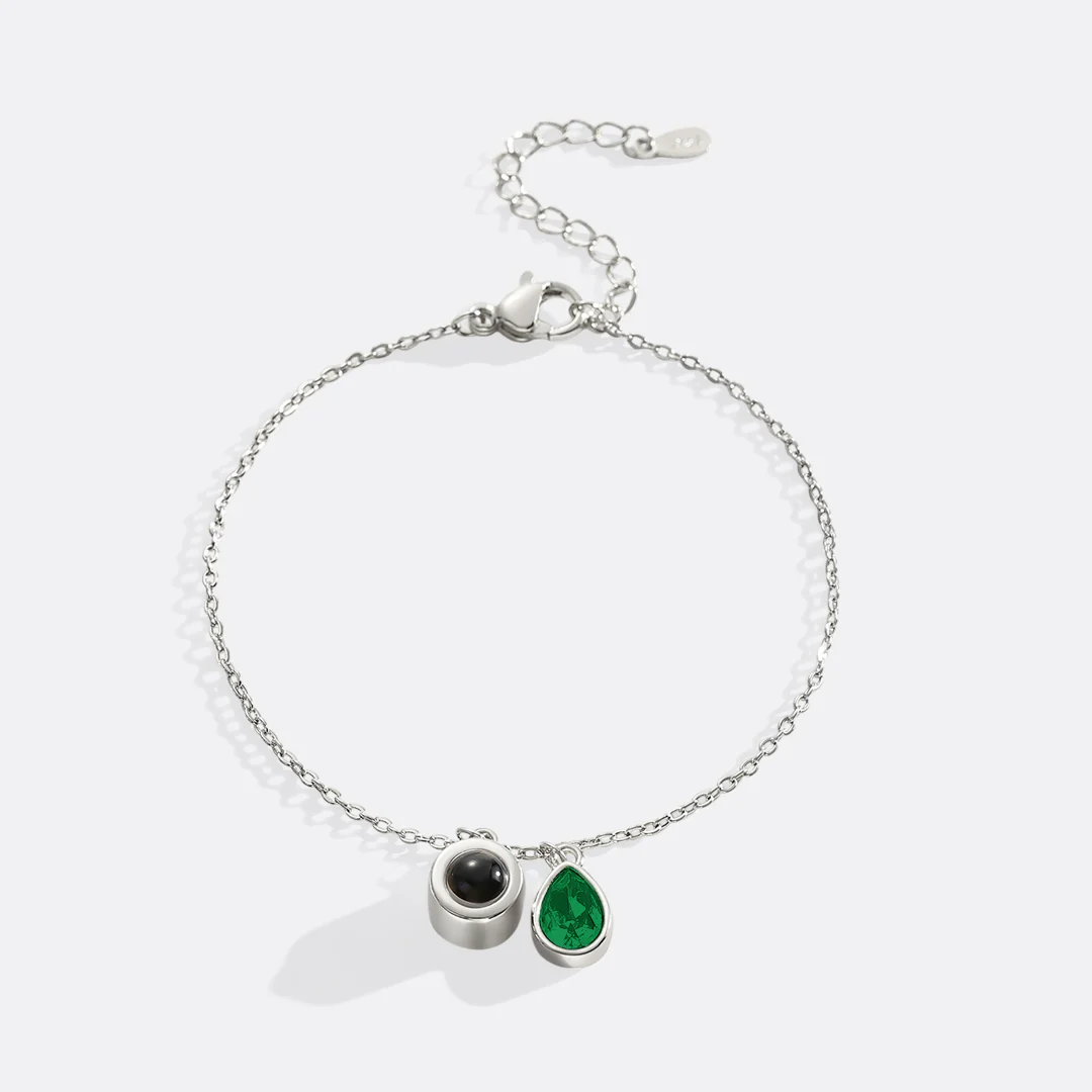 Birthstone Photo Bracelet - Image 36