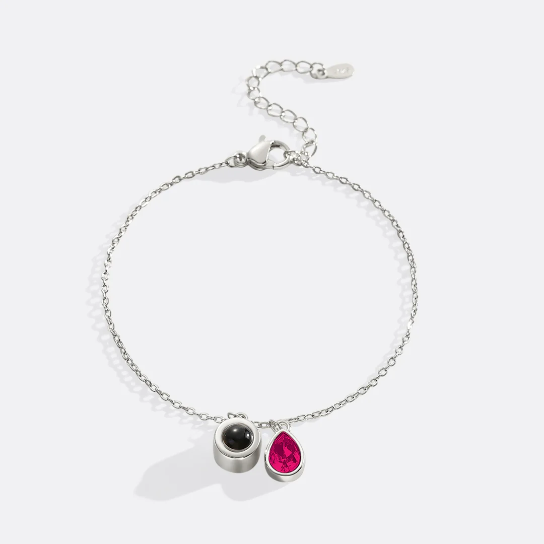 Birthstone Photo Bracelet - Image 38