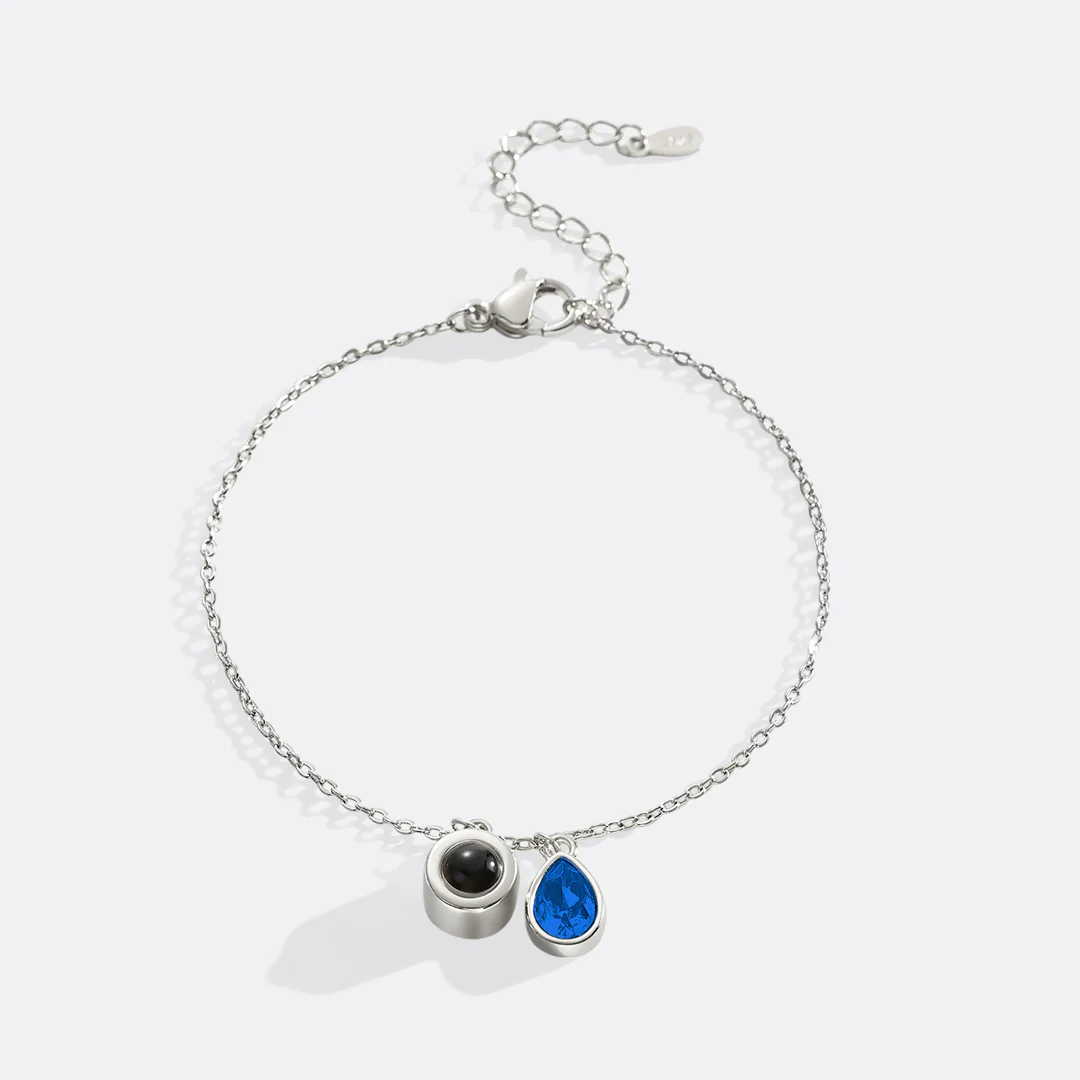 Birthstone Photo Bracelet - Image 40