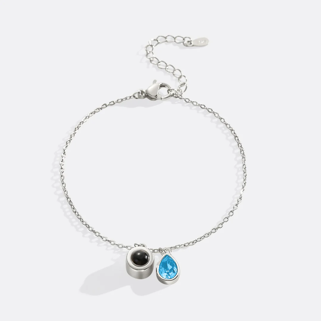 Birthstone Photo Bracelet - Image 43