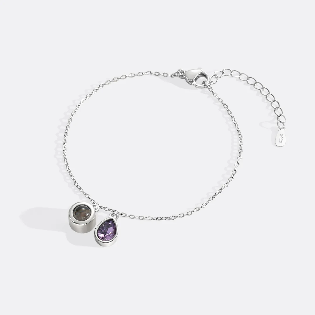 Birthstone Photo Bracelet - Image 45
