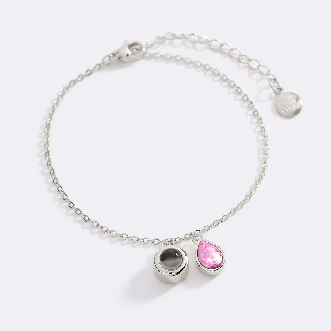 Birthstone Photo Bracelet - Image 46