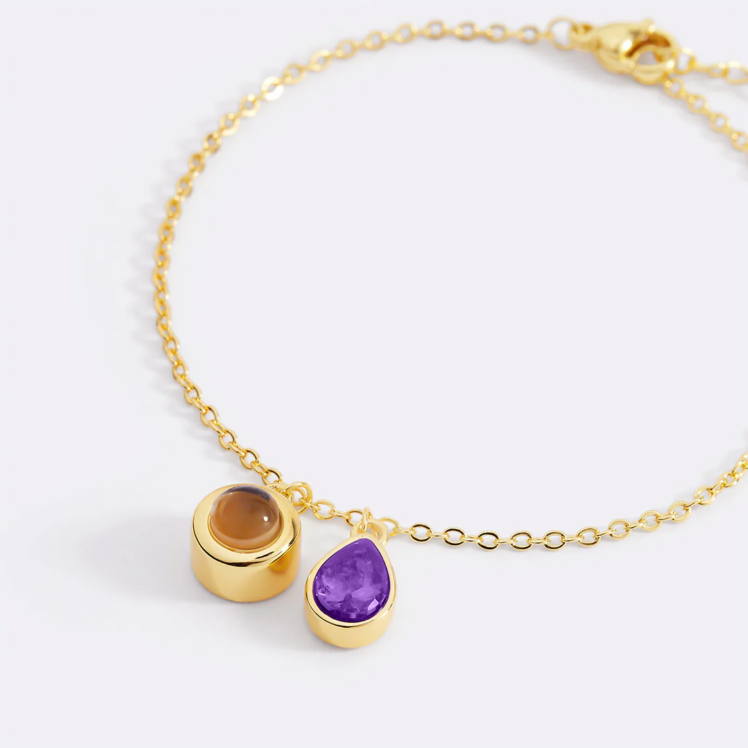 Birthstone Photo Bracelet - Image 59