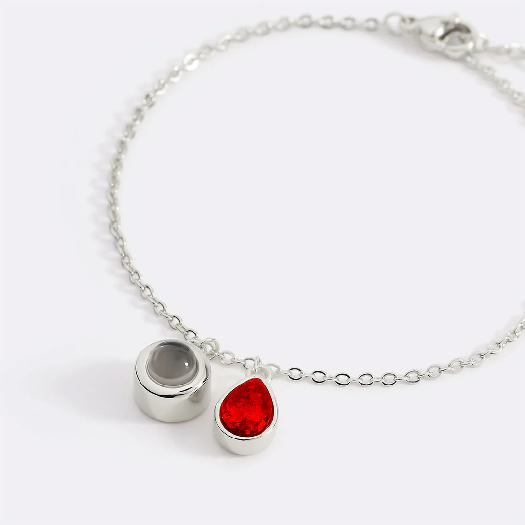 Birthstone Photo Bracelet - Image 60