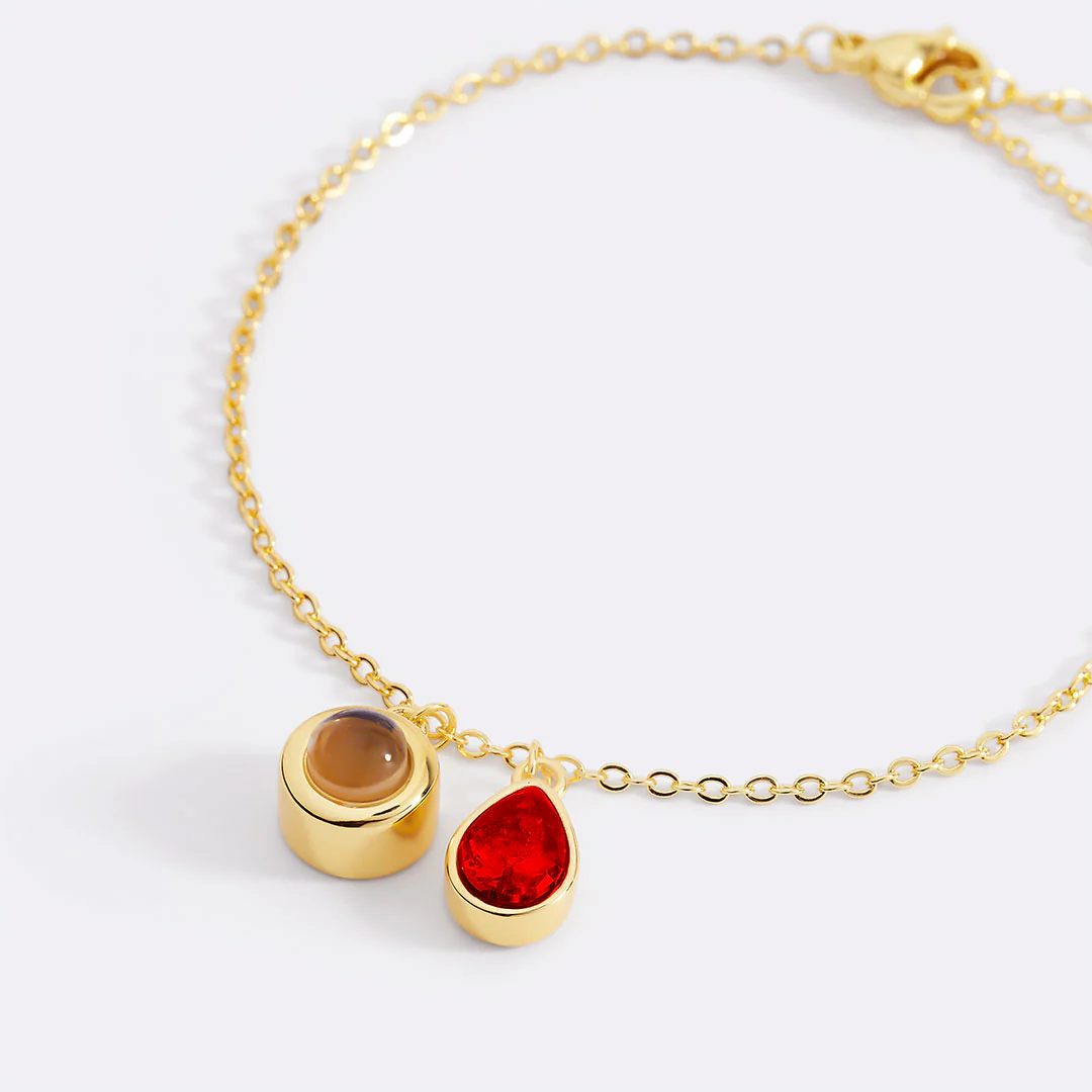 Birthstone Photo Bracelet - Image 61