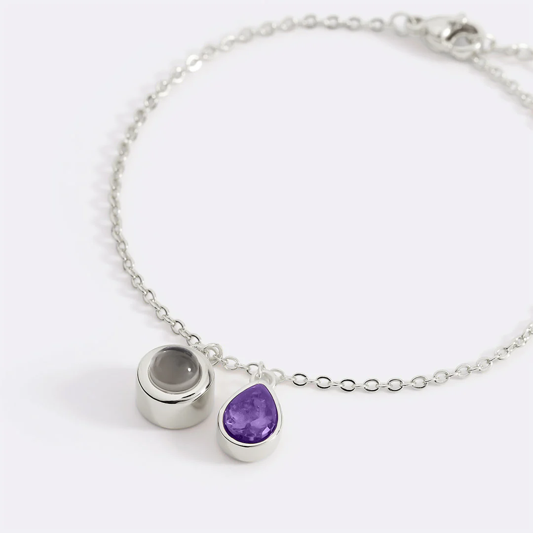 Birthstone Photo Bracelet - Image 64