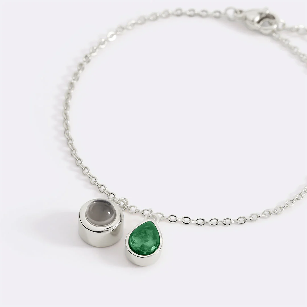 Birthstone Photo Bracelet - Image 68