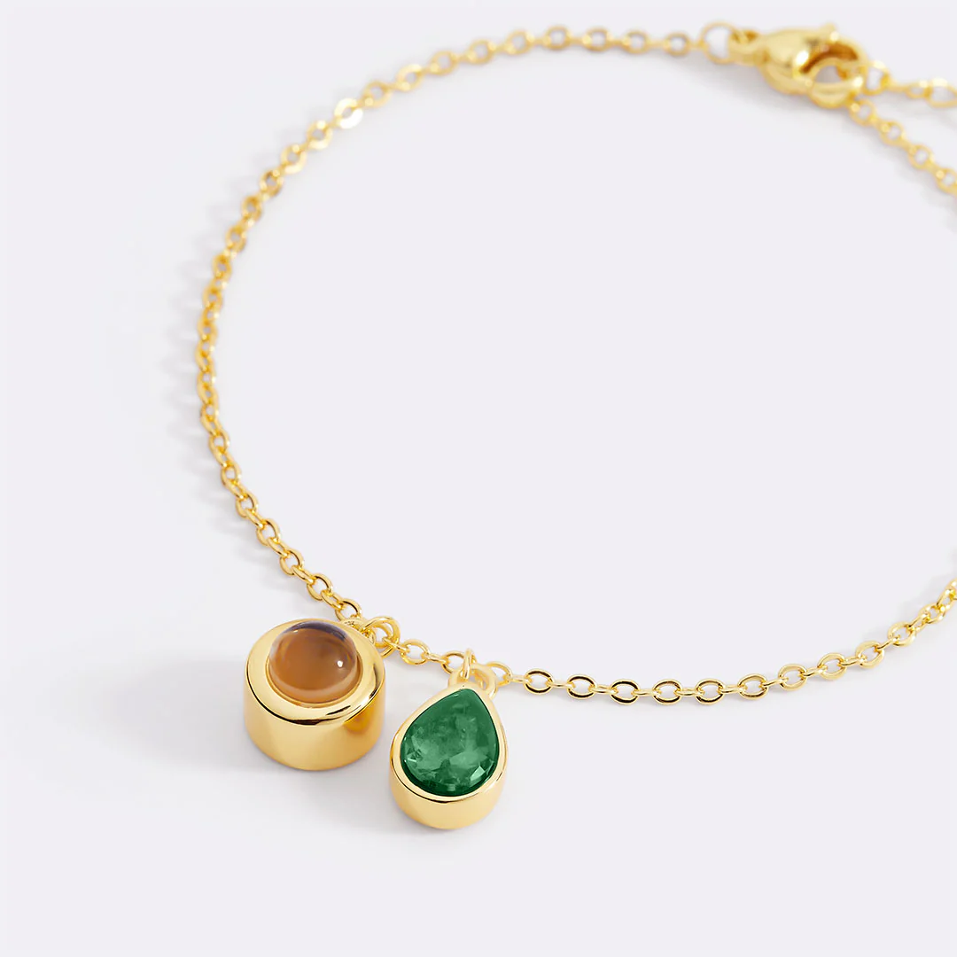 Birthstone Photo Bracelet - Image 69