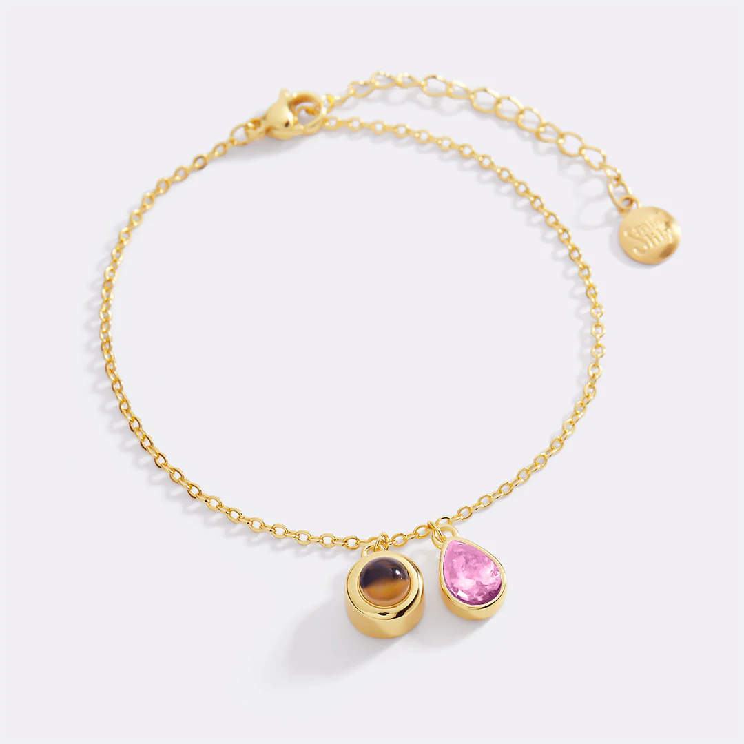 Birthstone Photo Bracelet - Image 82