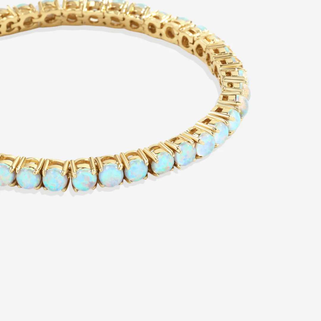Blue Opal Tennis Bracelet - Image 9