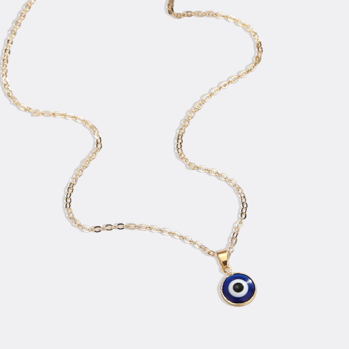 Dainty Boho Evil Eye Charm Necklace - Image 10