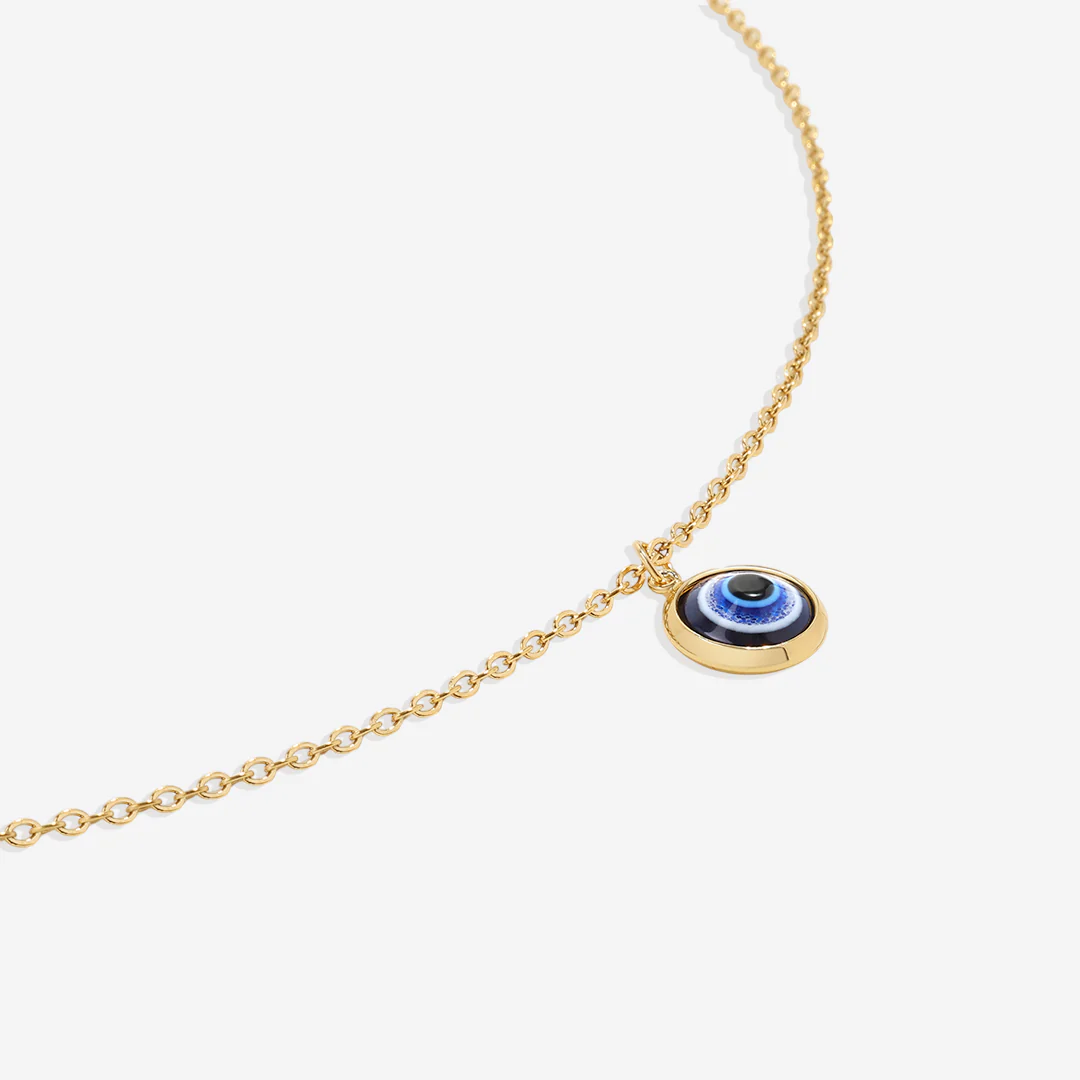 Dainty Boho Evil Eye Charm Necklace - Image 16