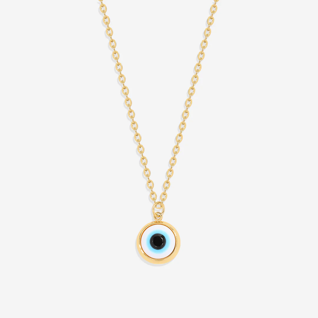 Dainty Boho Evil Eye Charm Necklace - Image 20