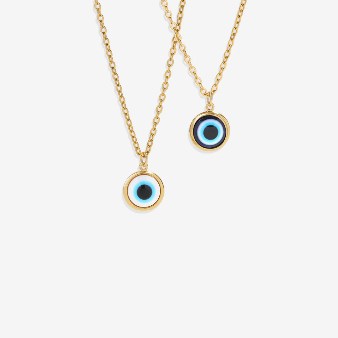 Dainty Boho Evil Eye Charm Necklace - Image 24