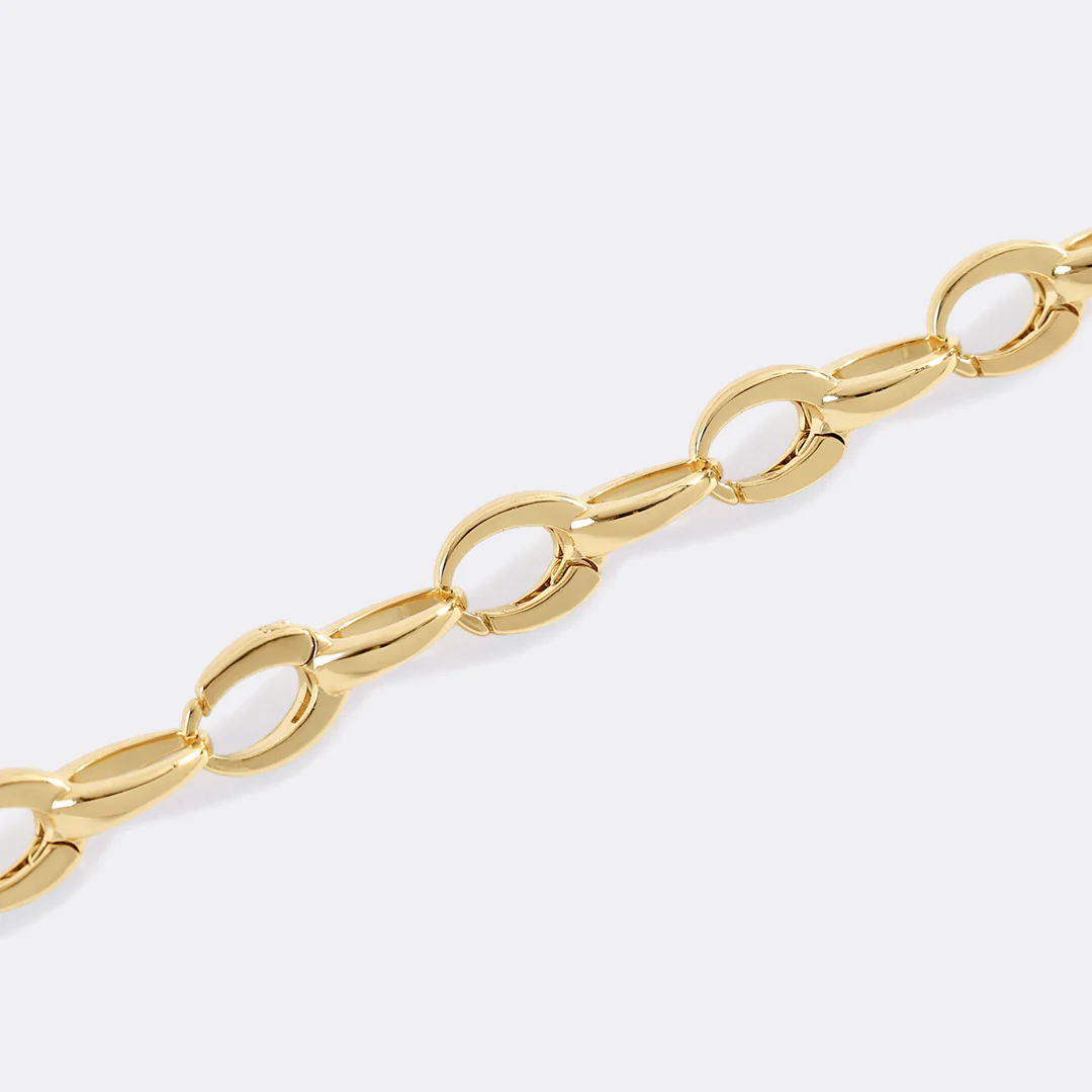 Bold Cable Link Charm Bracelet - Image 6