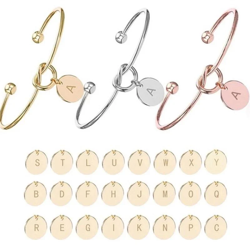 Personalized Tie the Knot Bracelet • Bridesmaid Gift Bracelet - Image 8