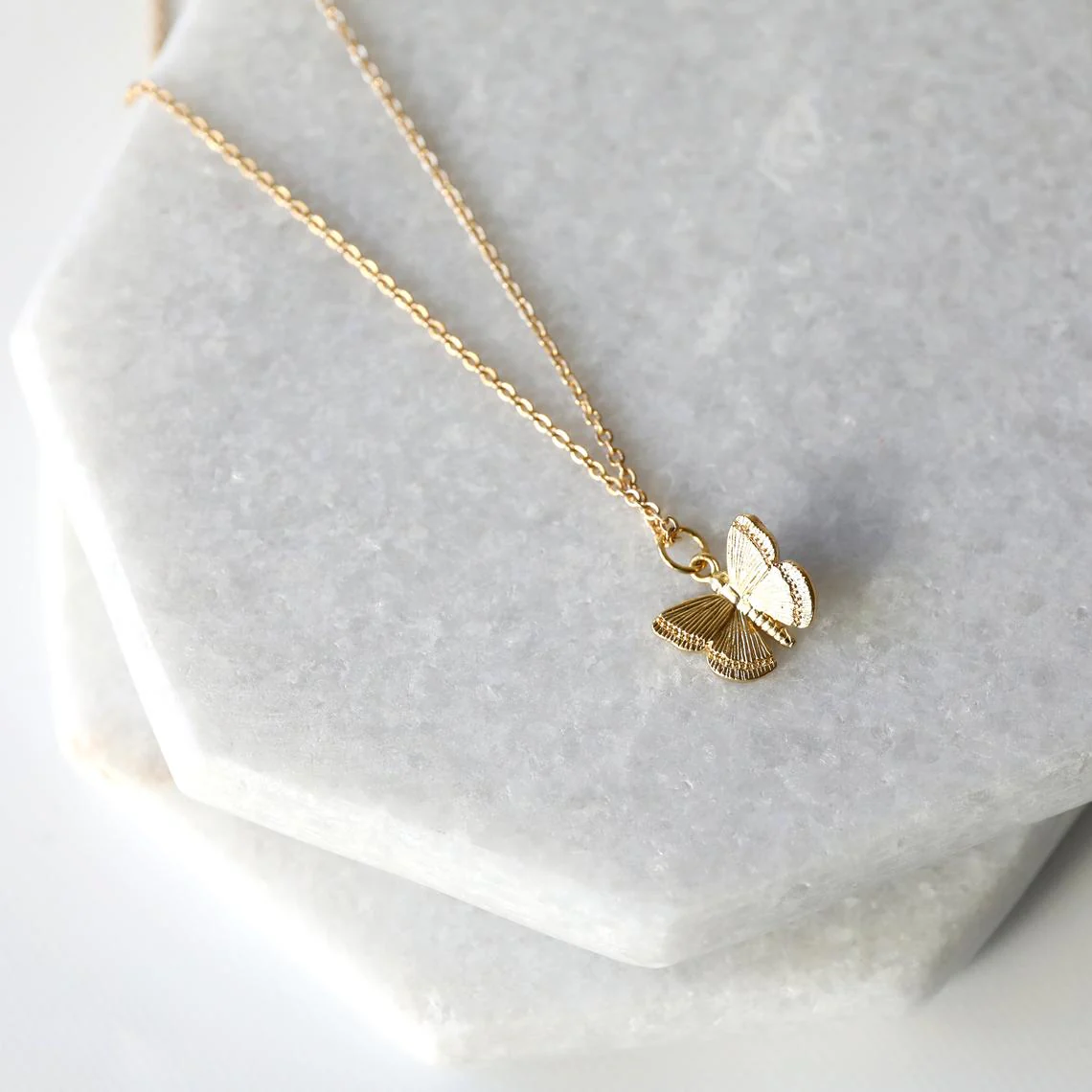 Butterfly Pendant Necklace - Image 8