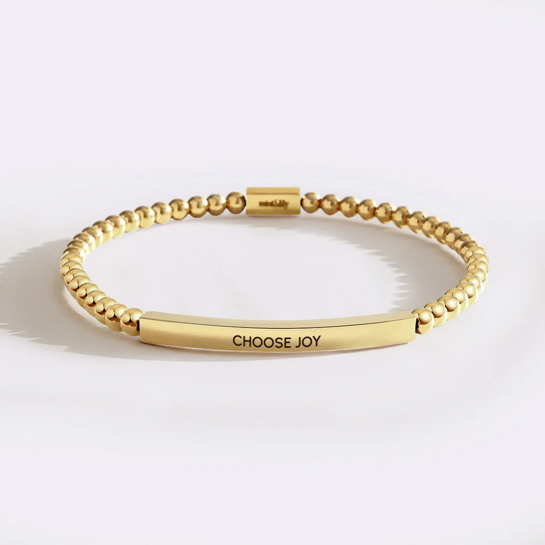 Choose Joy Beaded Inspire Bracelet - Image 5