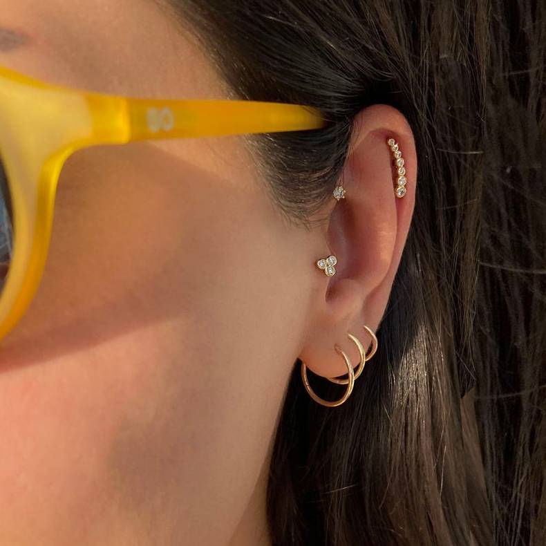 Classic Cartilage Hoop Earrings | 16g - Image 2