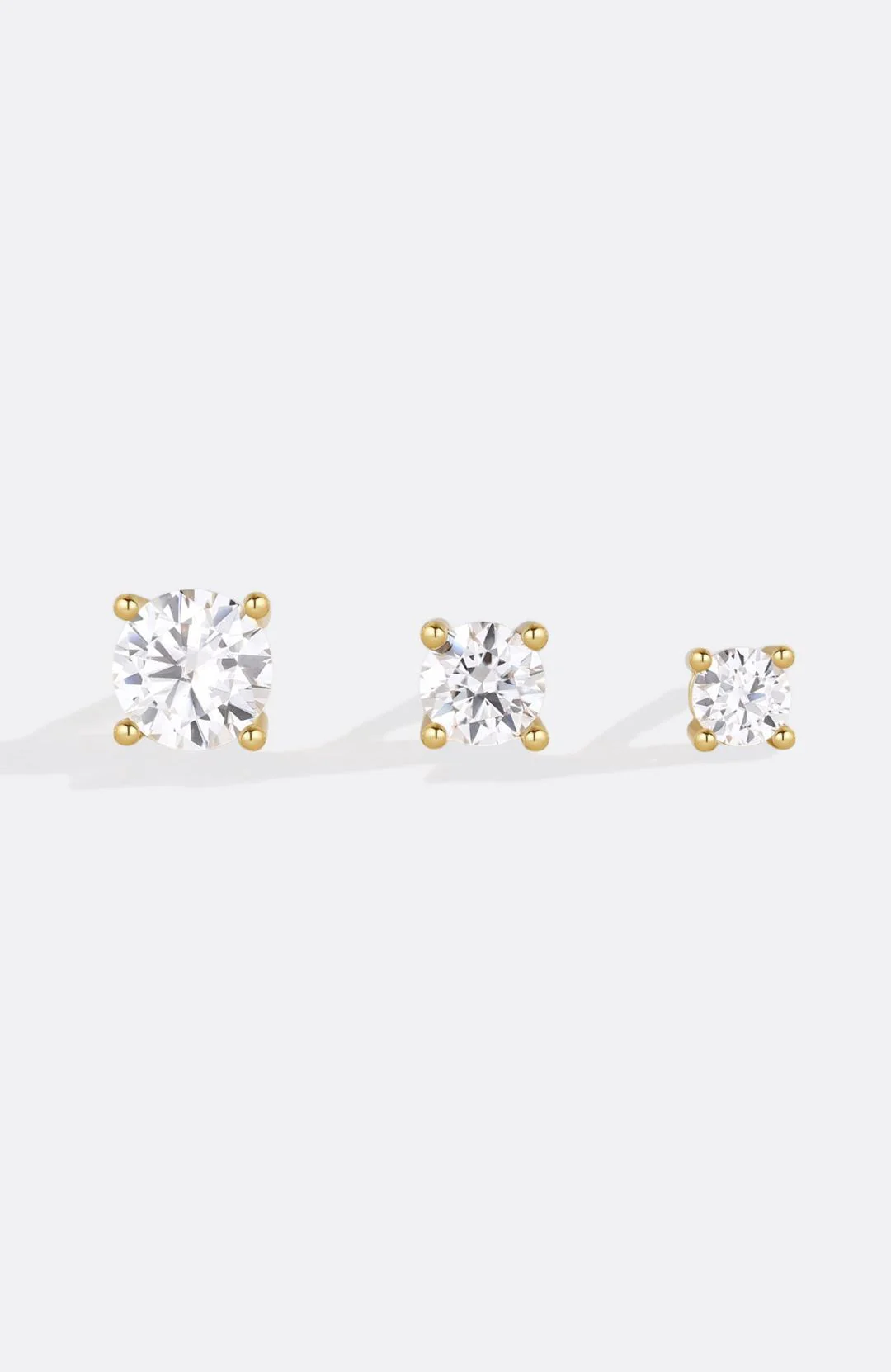 Classic Diamond Stud Earrings - Image 20