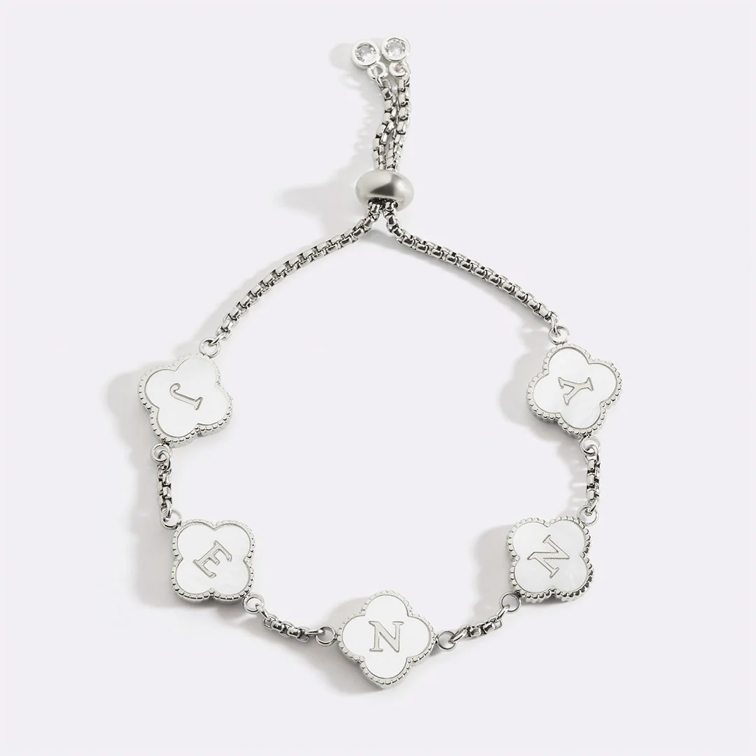 Clover Custom Name Bracelet - Image 29