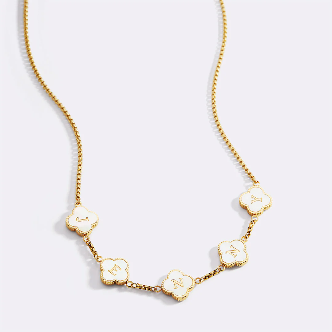 Clover Custom Name Necklace - Image 31