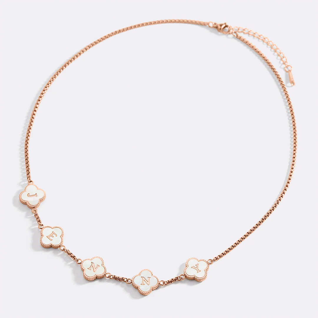 Clover Custom Name Necklace - Image 32
